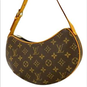 Louis Vuitton Croissant Canvas Shoulder Bag